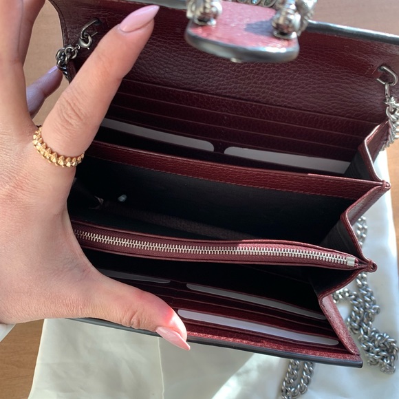 DIONYSUS MINI LEATHER CHAIN WALLET - Picture 3 of 3